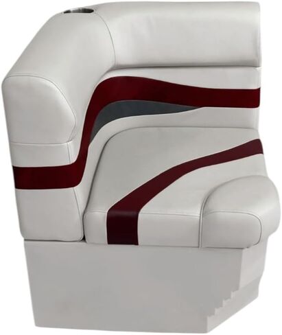 Elite Series Pontoon Radius Corner Cushion Set Only 3207 (White/Navy/Blue) in Kuwait