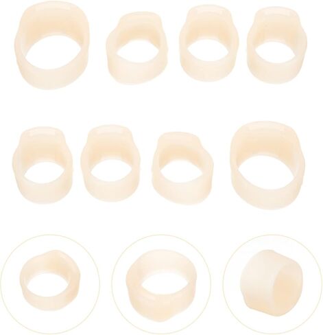 مجموعتان من أغطية أصابع جوزينج السيليكون لليد اليمنى اليسرى، واقيات أظافر جوزينج، مستلزمات التعلم لممارسة ملحقات أدوات سلسلة الجيتار in Kuwait