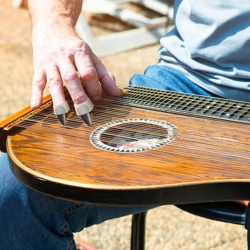مجموعتان من أغطية أصابع جوزينج السيليكون لليد اليمنى اليسرى، واقيات أظافر جوزينج، مستلزمات التعلم لممارسة ملحقات أدوات سلسلة الجيتار in Kuwait