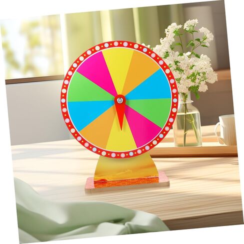 Rotatable Party Game Wheel Carnival Roulette Wheel for Raffles and Drawings Versatile Tabletop Spinner for Holiday Events Family Gatherings and Trade Shows in Saudi Arabia