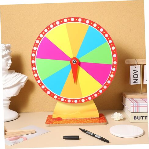 Rotatable Party Game Wheel Carnival Roulette Wheel for Raffles and Drawings Versatile Tabletop Spinner for Holiday Events Family Gatherings and Trade Shows in Saudi Arabia