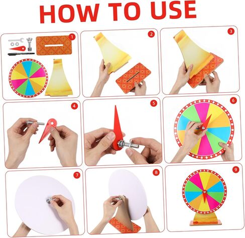 Rotatable Party Game Wheel Carnival Roulette Wheel for Raffles and Drawings Versatile Tabletop Spinner for Holiday Events Family Gatherings and Trade Shows in Saudi Arabia