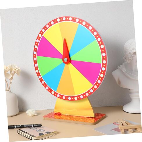 Rotatable Party Game Wheel Carnival Roulette Wheel for Raffles and Drawings Versatile Tabletop Spinner for Holiday Events Family Gatherings and Trade Shows in Saudi Arabia