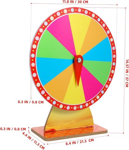 Rotatable Party Game Wheel Carnival Roulette Wheel for Raffles and Drawings Versatile Tabletop Spinner for Holiday Events Family Gatherings and Trade Shows in Saudi Arabia