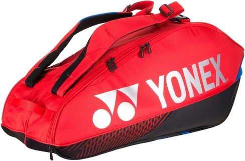 Yonex Pro Racquet Bag 6, Multi-Compartment 6-Racket Tennis Gear Travel Pack, Backpack Carry Straps/Grab Handle (BAG92426) in Saudi Arabia