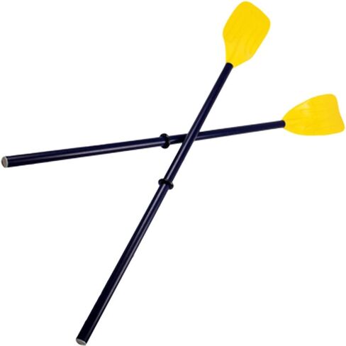 Kayak Paddle, 1 Pair 114cm 44.9in PVC Detachable Lightweight Canoe Paddle Kayak Paddle Exquisite Workmanship for Kayak Rowing in Saudi Arabia