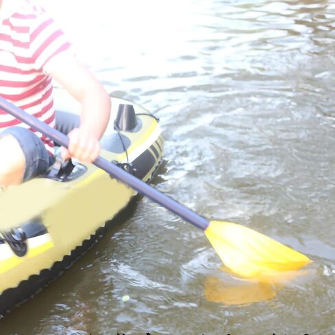 Kayak Paddle, 1 Pair 114cm 44.9in PVC Detachable Lightweight Canoe Paddle Kayak Paddle Exquisite Workmanship for Kayak Rowing in Saudi Arabia