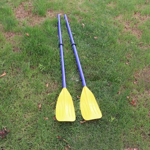 Kayak Paddle, 1 Pair 114cm 44.9in PVC Detachable Lightweight Canoe Paddle Kayak Paddle Exquisite Workmanship for Kayak Rowing in Saudi Arabia