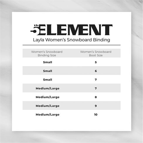 5th Element Layla 2 روابط على الجليد للبالغين للنساء - مصممة لألواح التزلج الجديدة أو البديلة. قرص ربط عالمي وأجهزة للمبتدئين إلى المتوسطين in Kuwait