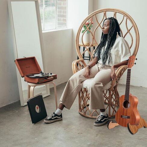 Foldable Violin Support Stand Portable Guitar Holder Bracket Lightweight Compact Design for Travel Live Performances Storage in Kuwait