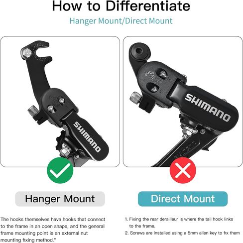 6/7 سرعة الدراجة الخلفية Derailleur، الدراجة الخلفية Derailleur مع جبل مباشر/شماعات لدراجات الطريق الدراجة الجبلية in Kuwait