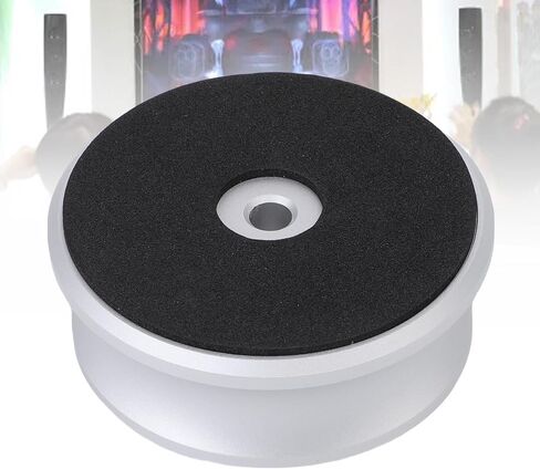 Goshyda Record Weight Stabilizer for Turntables | Enhances Sound Quality & Reduces Vibration | Universal Compatible with Most Turntables Fits Under Dust Cover (Silver) in Saudi Arabia