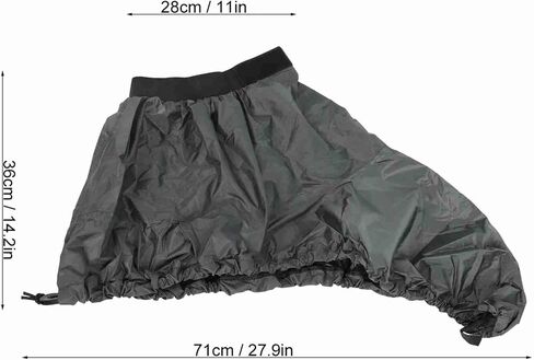 Kayak Spray Skirt, Adjustable Nylon Waterproof Cover Water Sports Accessories Boat Canoe Surf Cover for Kayaks (Grey) in Saudi Arabia