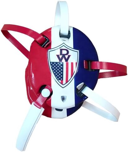 Custom Wrestling Headgear with Chin Cup – Durable Embedded Design, No Stickers or Wraps – Handcrafted in USA by Danmar Warrior Products in Saudi Arabia
