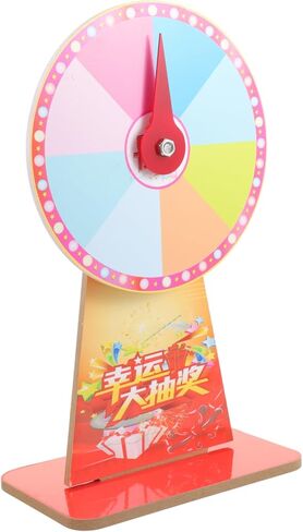 Hemoton Fortune Rotating Roulette Wheel Desktop Roulette for Events Carnival Game Prize Wheel Random Style in Saudi Arabia