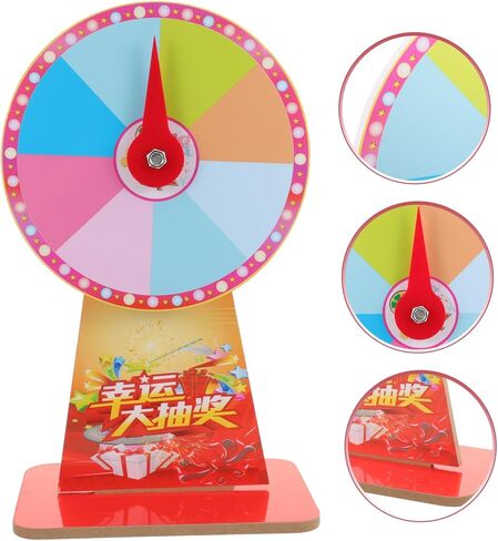Hemoton Fortune Rotating Roulette Wheel Desktop Roulette for Events Carnival Game Prize Wheel Random Style in Saudi Arabia