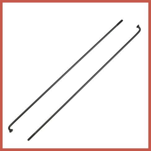 ACROPIX 40 قطعة 14G J Bend 168 مللي متر × 2 مللي متر المتحدث دراجة دراجة مع الحلمات الصلب الأسود قطع غيار السيارات in Saudi Arabia
