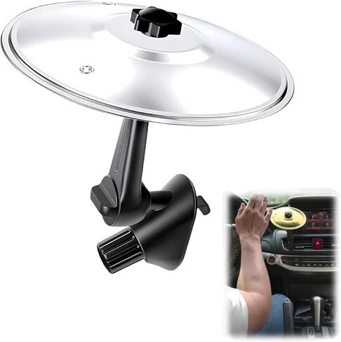 Car Cymbal Air Vent, Christmas Gifts Mini Symbol Drum Crash Cymbal For Car Vent, Birthday Christmas Gifts Suitable For All Types Of Vehicles (Gold) in Saudi Arabia