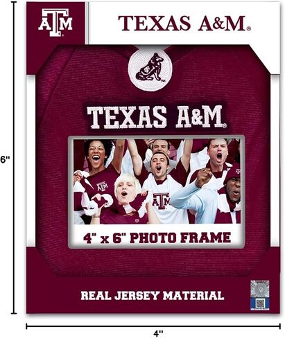 MasterPieces Sports Decor - NCAA Texas A&M - إطار صورة موحد لفريق جيرسي للصور مقاس 4 × 6 بوصة in Saudi Arabia
