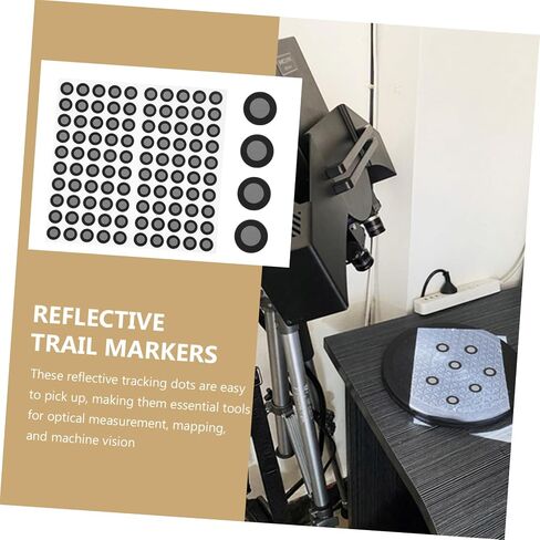 OUNONA 4sheet Reflective Scanning Markers Tracking Dot Reference Points for Precise Optical Measurement Scanning Suitable for Industrial Design and Animation Applications in Saudi Arabia