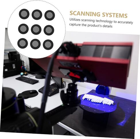 OUNONA 4sheet Reflective Scanning Markers Tracking Dot Reference Points for Precise Optical Measurement Scanning Suitable for Industrial Design and Animation Applications in Saudi Arabia
