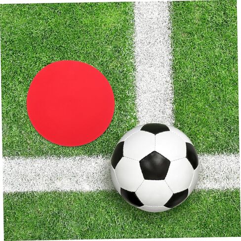 8pcs Football Training Discs Soccer Drill Equipment Digital Landmark Mat Versatile Flat Round Markers Sports Supplies in Saudi Arabia