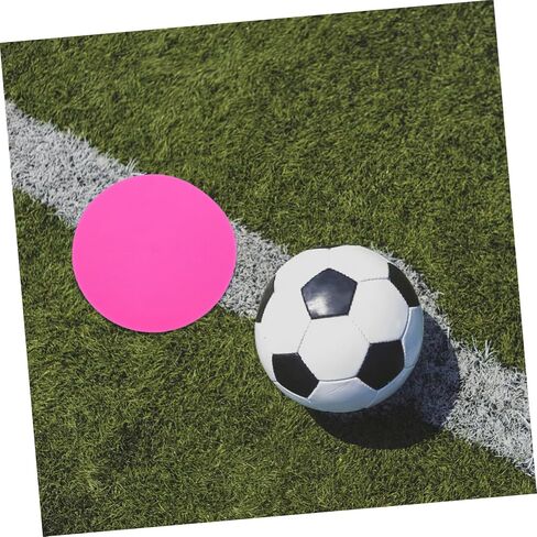 8pcs Football Training Discs Soccer Drill Equipment Digital Landmark Mat Versatile Flat Round Markers Sports Supplies in Saudi Arabia