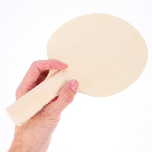 GALPADA 4Pcs DIY Table Tennis Paddle Blanks Unpainted Rackets for Creative Projects Versatile Use with Colors Designs in Saudi Arabia