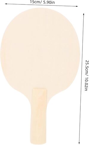 BESPORTBLE 4Pcs Unfinished Table Tennis Paddle Blanks DIY Painting Rackets for Adults Your Own Design with Ergonomic Control for All Skill Levels in Saudi Arabia