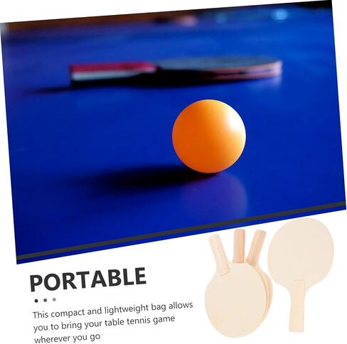 BESPORTBLE 4Pcs Unfinished Table Tennis Paddle Blanks DIY Painting Rackets for Adults Your Own Design with Ergonomic Control for All Skill Levels in Saudi Arabia