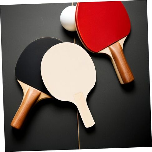 BESPORTBLE 4Pcs Unfinished Table Tennis Paddle Blanks DIY Painting Rackets for Adults Your Own Design with Ergonomic Control for All Skill Levels in Saudi Arabia