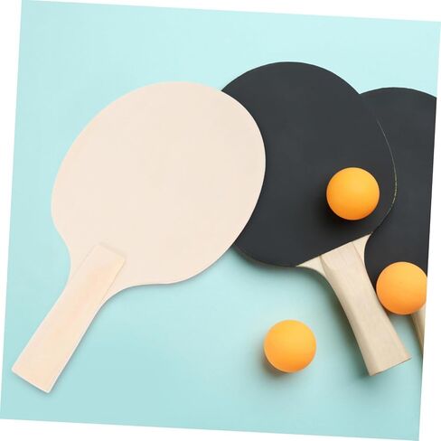 BESPORTBLE 4Pcs Unfinished Table Tennis Paddle Blanks DIY Painting Rackets for Adults Your Own Design with Ergonomic Control for All Skill Levels in Saudi Arabia