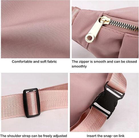 Fanny Pack Waist Pack for Women, Fashion Waist Bag with Adjustable Strap for Travel Sports Running Cycling. in Saudi Arabia