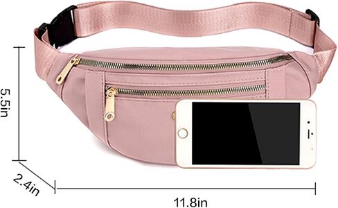 Fanny Pack Waist Pack for Women, Fashion Waist Bag with Adjustable Strap for Travel Sports Running Cycling. in Saudi Arabia