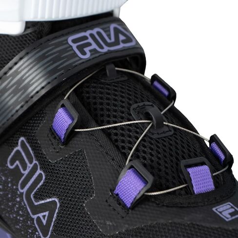 زلاجات مضمنة للسيدات من FILA Legacy QF - زلاجات ترفيهية للنساء بإطار من الألومنيوم - عجلات 84 مم صلابة 83A - أساور عالية مع حشوة مُشكلة مسبقًا - زلاجات مضمنة للبالغين in Saudi Arabia