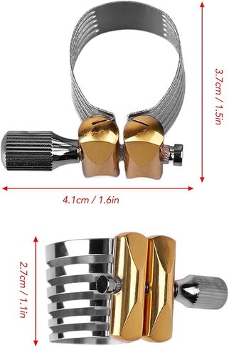 SUNGOOYUE Saxophone Ligature Saxophone Ligature Saxophone Mouthpiece Ligature,Stainless Steel Sax Mouthpiece Ligature Saxophone Mouthpiece Ligature Scores, Songbooks & Lyrics for DIY (Tenor) in Kuwait