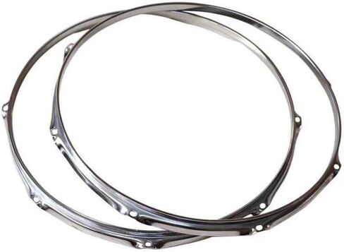 Drum Hoops Drum Rims Maintenance Portable Musical Accessories Percussion Instrument Practical for Top and Bottom Batter Hoops- 14 in 8 Hole in Saudi Arabia
