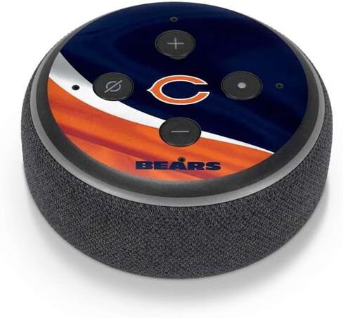 Skinit Decal Audio Skin Compatible with Amazon Echo Dot 3 - Officially Licensed NFL Chicago Bears Design in Saudi Arabia