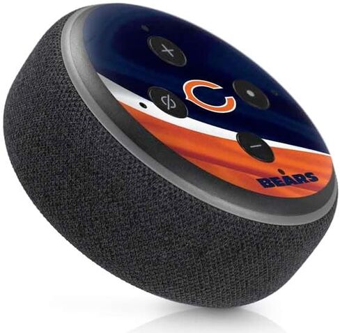 Skinit Decal Audio Skin Compatible with Amazon Echo Dot 3 - Officially Licensed NFL Chicago Bears Design in Saudi Arabia