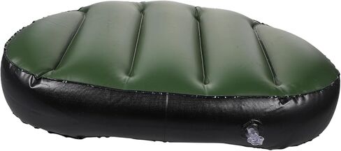 Portable Inflatable Boat Pad Seat Cushion High Grade PVC Breathable Ergonomic Design for Outdoor Drifting Kayak Use Reusable Washable Green in Saudi Arabia