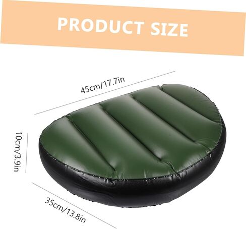 BESPORTBLE High Resilience Inflatable Saddle Cushion for Boats Water Rafting Seat Cushion Ergonomic Breathable Design Comfortable Wear Resistant for Drifting and Water Sports Enthusiasts in Saudi Arabia