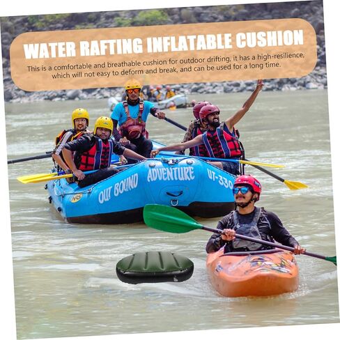 BESPORTBLE High Resilience Inflatable Saddle Cushion for Boats Water Rafting Seat Cushion Ergonomic Breathable Design Comfortable Wear Resistant for Drifting and Water Sports Enthusiasts in Saudi Arabia