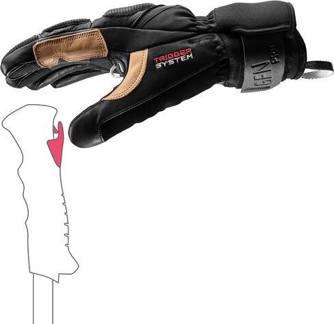 LEKI Griffin Pro 3D Primaloft Gold Insulated Water-Resistant Gloves for Skiing, Snowboarding, & Cold Weather in Saudi Arabia