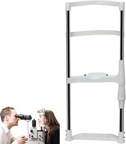 Optometry Lifting Chin Bracket, Optical Instrument Chin Rest with Adjustment Knob, Lifting Distance 0-95mm Adjustable, Durable and Rust-Proof Material, for Optical Shops, Vision Care Center in Saudi Arabia