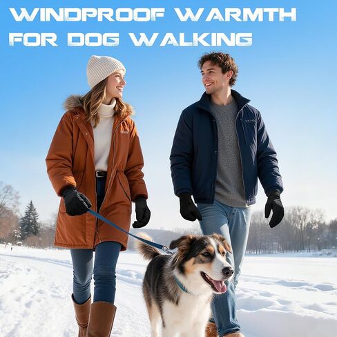 Sukeen Windproof Winter Gloves Men Women, 3M Thinsulate Warm Waterproof Ski Gloves for Cold Weather, Anti-Slip Touchscreen Snow Gloves Running Driving Cycling Hiking Skiing Snowboarding in Saudi Arabia