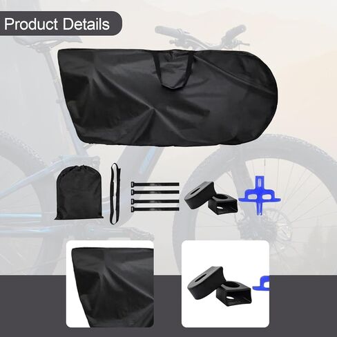 Bike Transport Bag Carrier Protection Cover Storage Case for 27.5 inch Mountain Road Bicycle High Speed Rail Train Travel in Kuwait