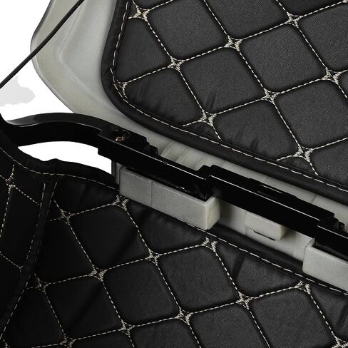 Cuifati Top Case, PU Lining Storage Carrier 28L Extra Space Replacement for DUCATI for (Black) in Saudi Arabia