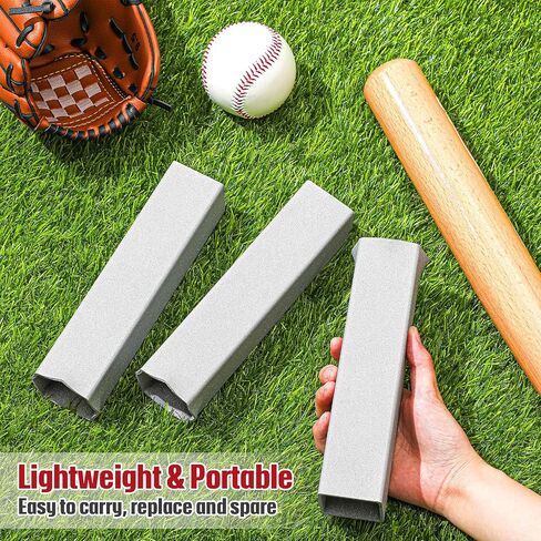 Curled Style Baseball Ground Anchors 1.8 x 8 Inch Suitable for Standard/Official Size Baseball Base in Saudi Arabia