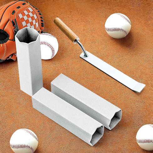 Curled Style Baseball Ground Anchors 1.8 x 8 Inch Suitable for Standard/Official Size Baseball Base in Saudi Arabia