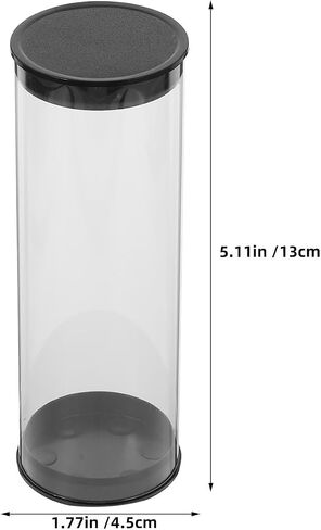 6pcs Golf Ball Holder Tube - Reusable Transparent Golf Ball Round Organizer Tube PVC Packing Containers for Outdoor Training in Saudi Arabia